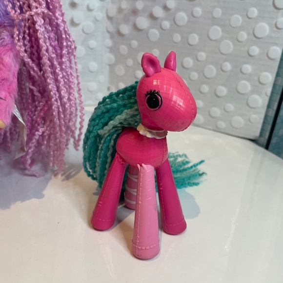 LaLaLoopsy 🧶Loopy Hair Jewel Sparkles doll & Pinkpetal Pony - Picture 12 of 15